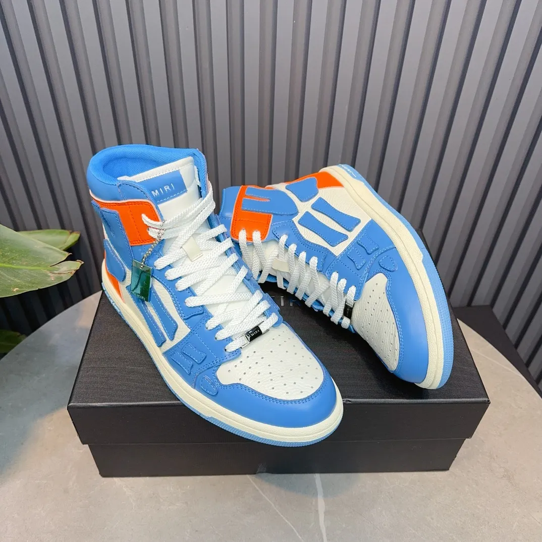 Men's shoes💰620💰 AMIRI AMIRI trendy brand hot sale🔥 Available all year round✅Couples💑 Official website synchronization Imported fabrics 1⃣️ratio 1⃣️Re-engraved, original factory special original sole, 35-45 (38.45. Non-refundable)
